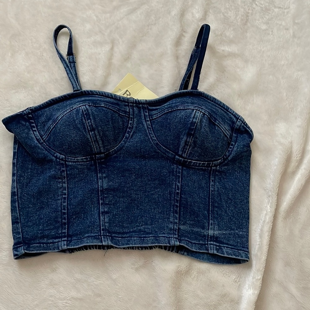 Jean bustier